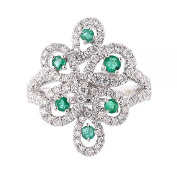 nazar's emerald and diamond ring