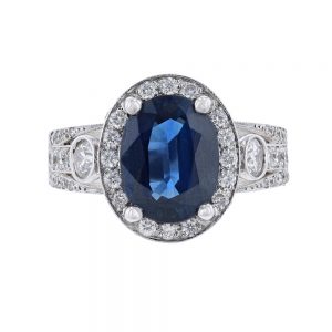 Nazar's Sapphire and Diamond Ring