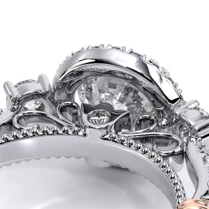 Verragio Parisian-122R Princess Pave Diamond Halo Engagement Ring