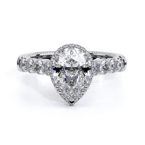 Verragio Insignia-7100PS 18K White Gold Pear Engagement Ring