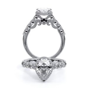 Verragio Insignia-7100PS 18K White Gold Pear Engagement Ring