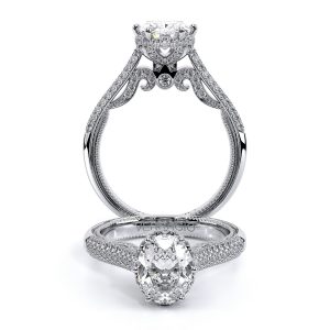 Verragio Insignia-7104OV Oval Diamond Tiara Engagement Ring