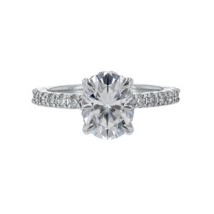 Nazarelle Diamond Accent Halo Engagement Ring