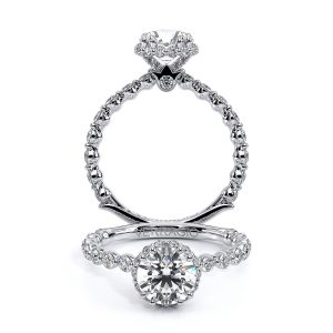 Verragio Renaissance Round Halo Diamond Engagement Ring